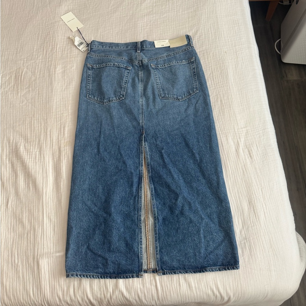 Citizens Of Humanity Blue Denim Skirt
